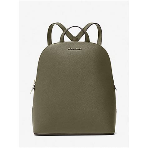 Cindy Large Saffiano Leather Backpack 